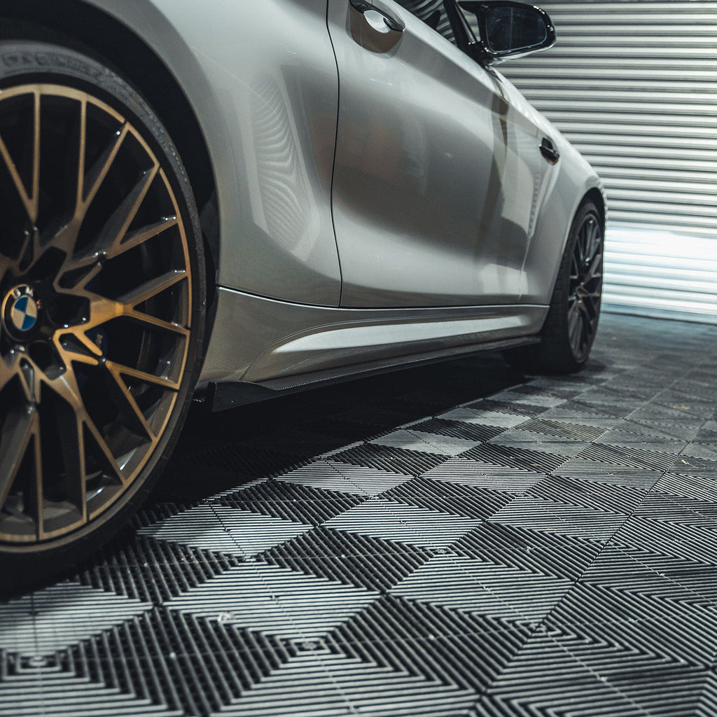 BMW M2 / M2C F87 CARBON FIBRE SIDE SKIRTS V3