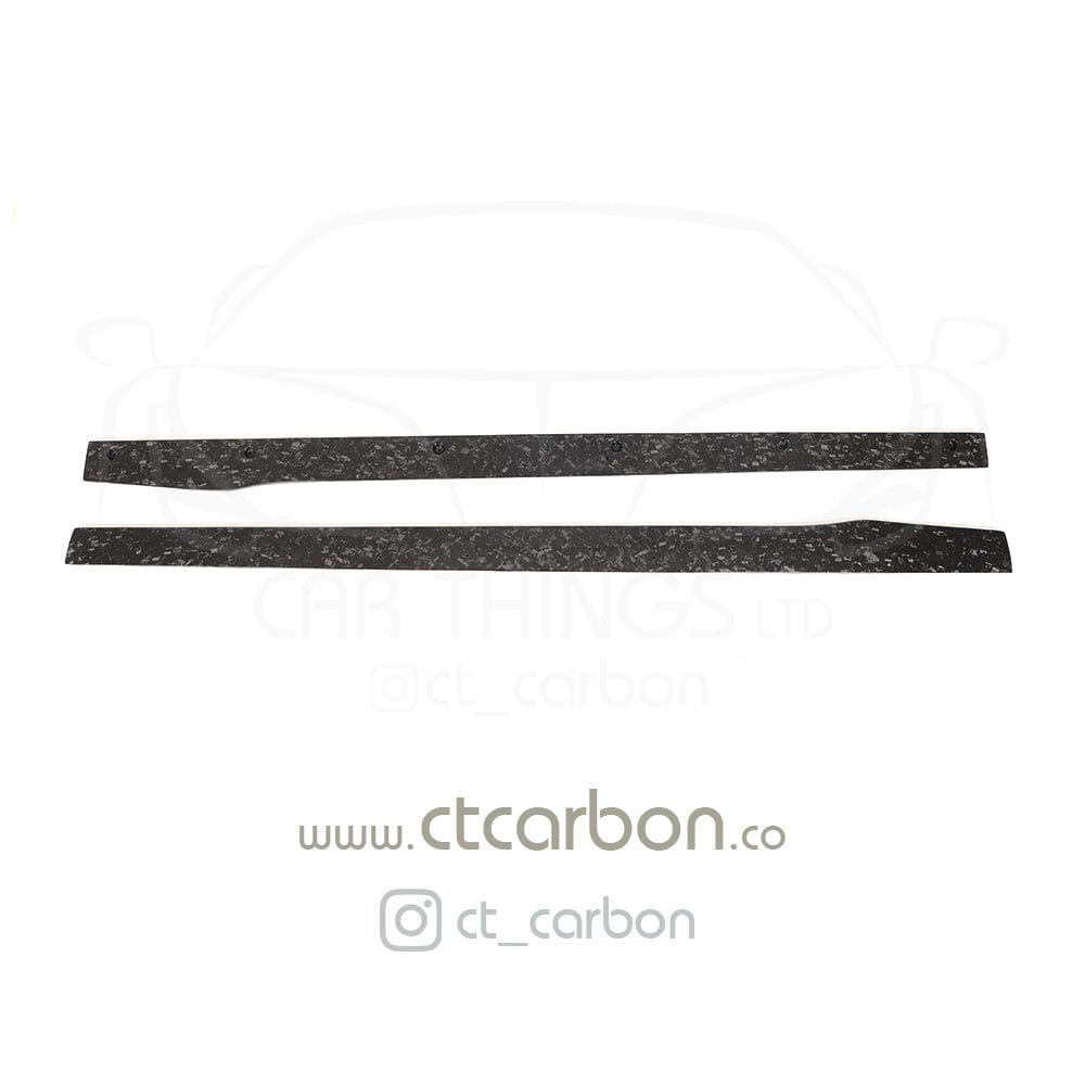 MERCEDES C63/C63S W205 COUPE & SALOON FORGED CARBON FIBRE SIDE SKIRTS - D STYLE
