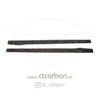 MERCEDES C63/C63S W205 COUPE & SALOON FORGED CARBON FIBRE SIDE SKIRTS - D STYLE