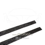 MERCEDES C63/C63S W205 COUPE & SALOON FORGED CARBON FIBRE SIDE SKIRTS - D STYLE