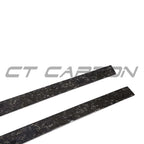 MERCEDES C63/C63S W205 COUPE & SALOON FORGED CARBON FIBRE SIDE SKIRTS - V2