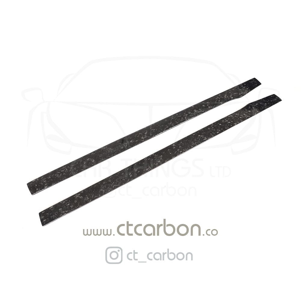 MERCEDES C63/C63S W205 COUPE & SALOON FORGED CARBON FIBRE SIDE SKIRTS - D STYLE