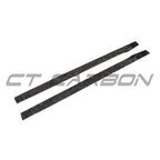 MERCEDES C63/C63S W205 COUPE & SALOON FORGED CARBON FIBRE SIDE SKIRTS - V2