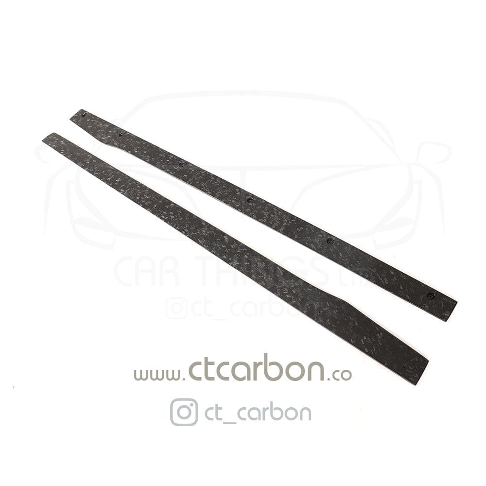 MERCEDES C63/C63S W205 COUPE & SALOON FORGED CARBON FIBRE SIDE SKIRTS - D STYLE