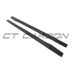 MERCEDES C63/C63S W205 COUPE & SALOON FORGED CARBON FIBRE SIDE SKIRTS - V2