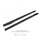 MERCEDES C63/C63S W205 COUPE & SALOON FORGED CARBON FIBRE SIDE SKIRTS - D STYLE