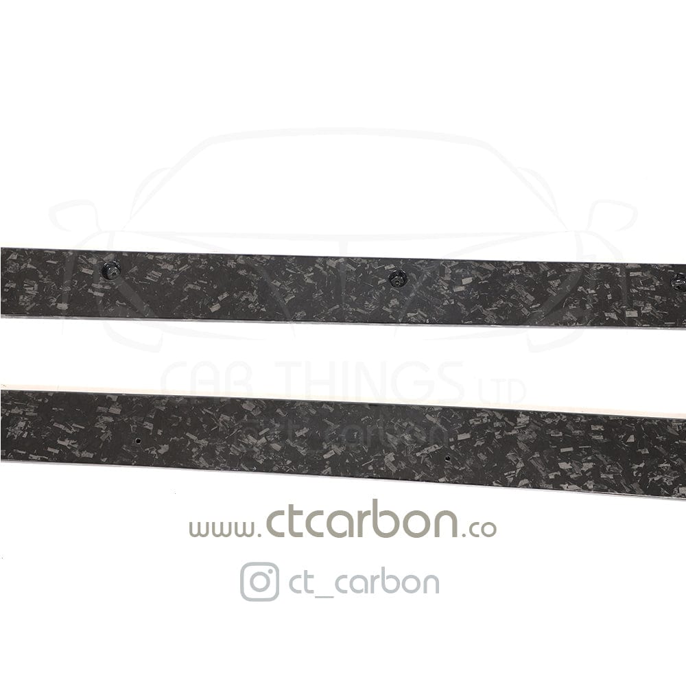MERCEDES C63/C63S W205 COUPE & SALOON FORGED CARBON FIBRE SIDE SKIRTS - D STYLE