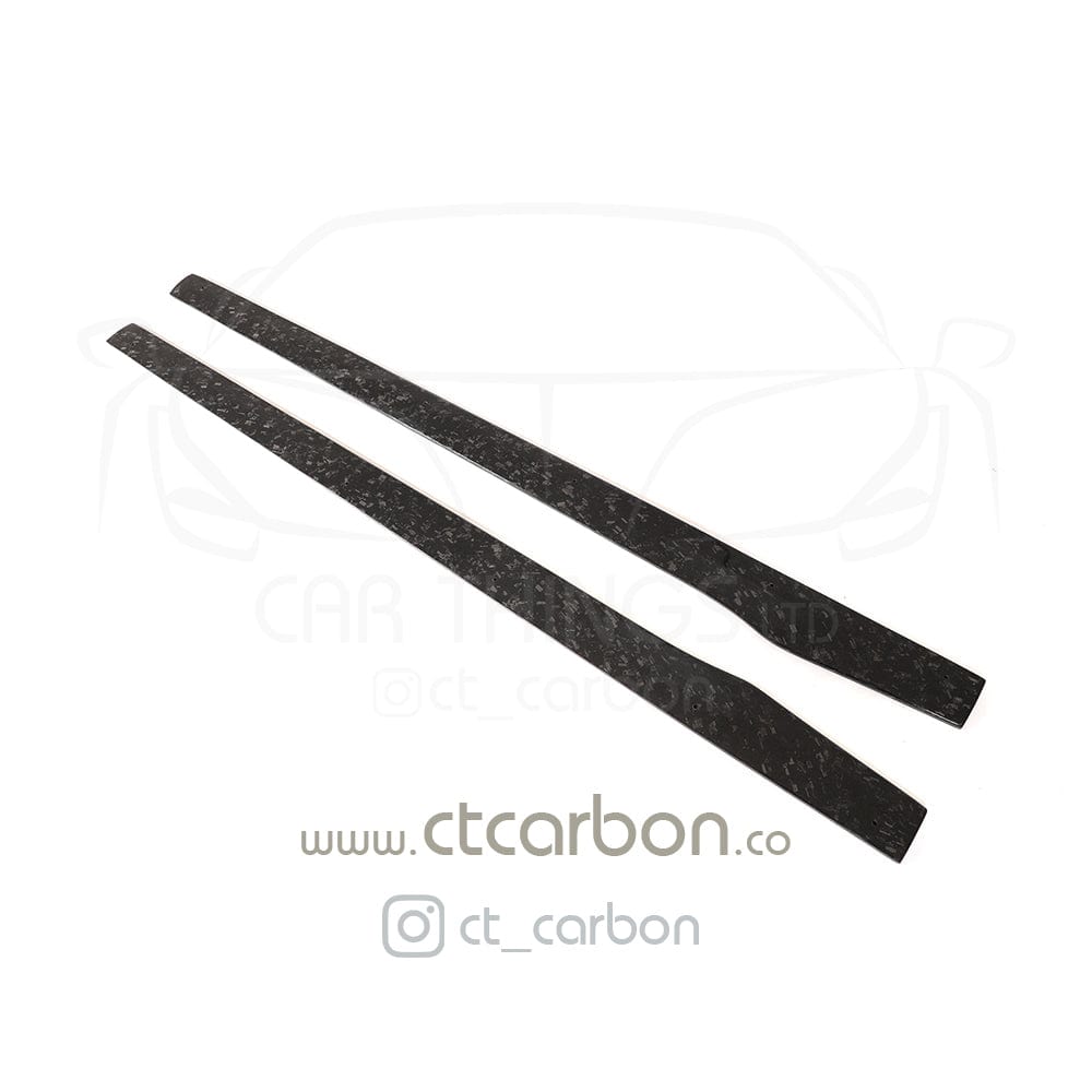 MERCEDES C63/C63S W205 COUPE & SALOON FORGED CARBON FIBRE SIDE SKIRTS - D STYLE