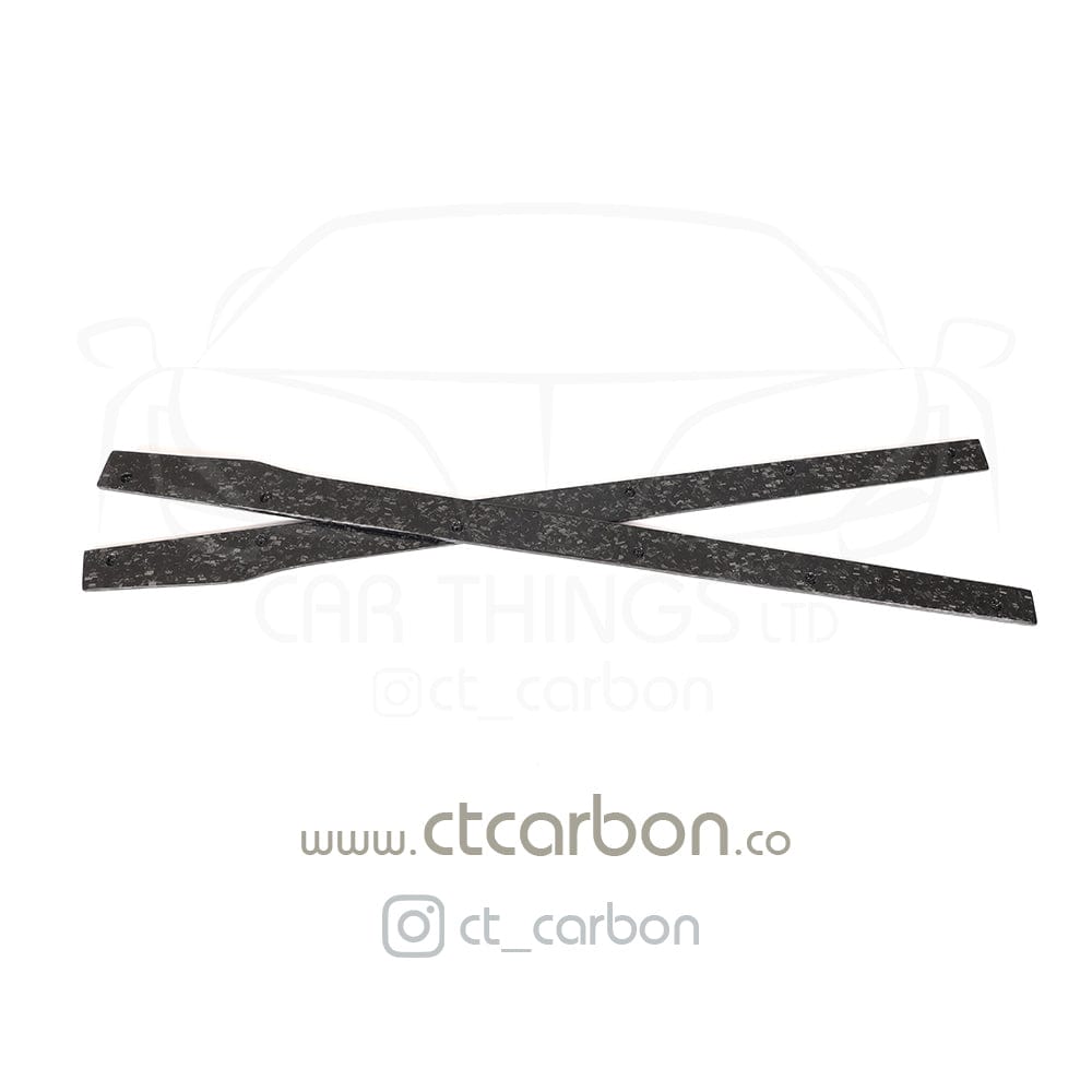 MERCEDES C63/C63S W205 COUPE & SALOON FORGED CARBON FIBRE SIDE SKIRTS - D STYLE