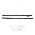 MERCEDES C63/C63S W205 COUPE & SALOON FORGED CARBON FIBRE SIDE SKIRTS - D STYLE