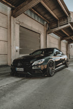 MERCEDES C63/C63S W205 COUPE & SALOON FORGED CARBON FIBRE SIDE SKIRTS - D STYLE