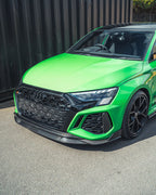 AUDI RS3 8Y 2022-2024 CARBON FIBRE FRONT BUMPER CORNERS - CT DESIGN