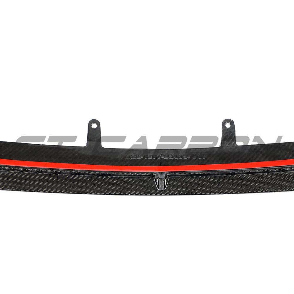 BMW F90 M5 2017+CARBON FIBRE MIDDLE SPLITTER - V6