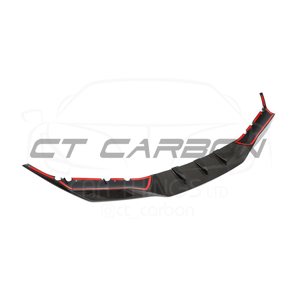 BMW F90 M5 & M5C COMPETITION PRE-LCI CARBON FIBRE SPLITTER - R STYLE