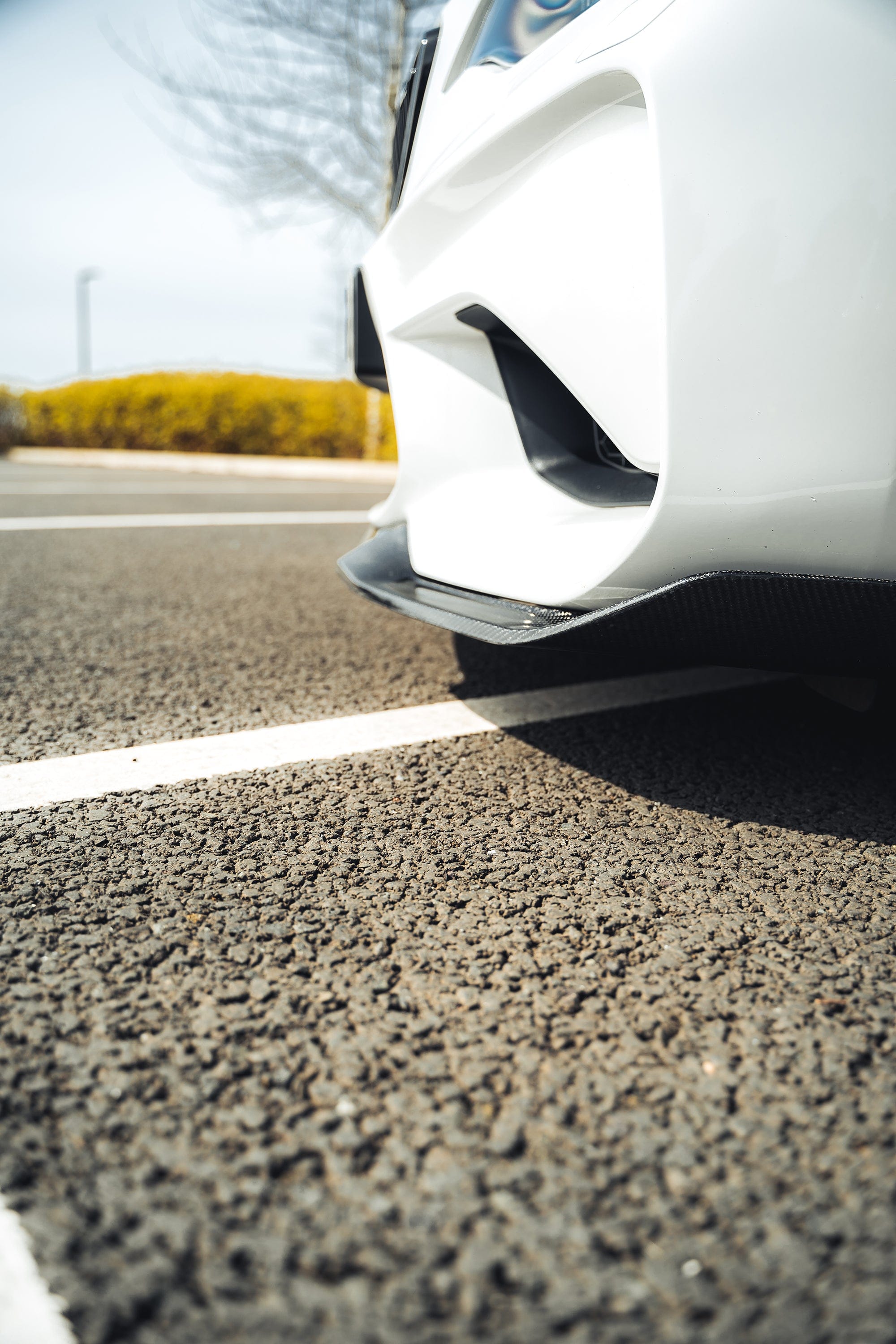 BMW M2 F87 CARBON FIBRE SPLITTER V6