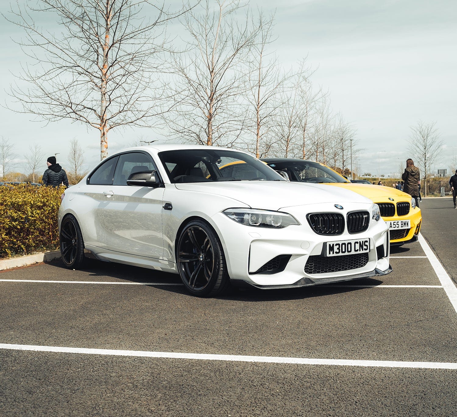 BMW M2 F87 CARBON FIBRE SPLITTER V6