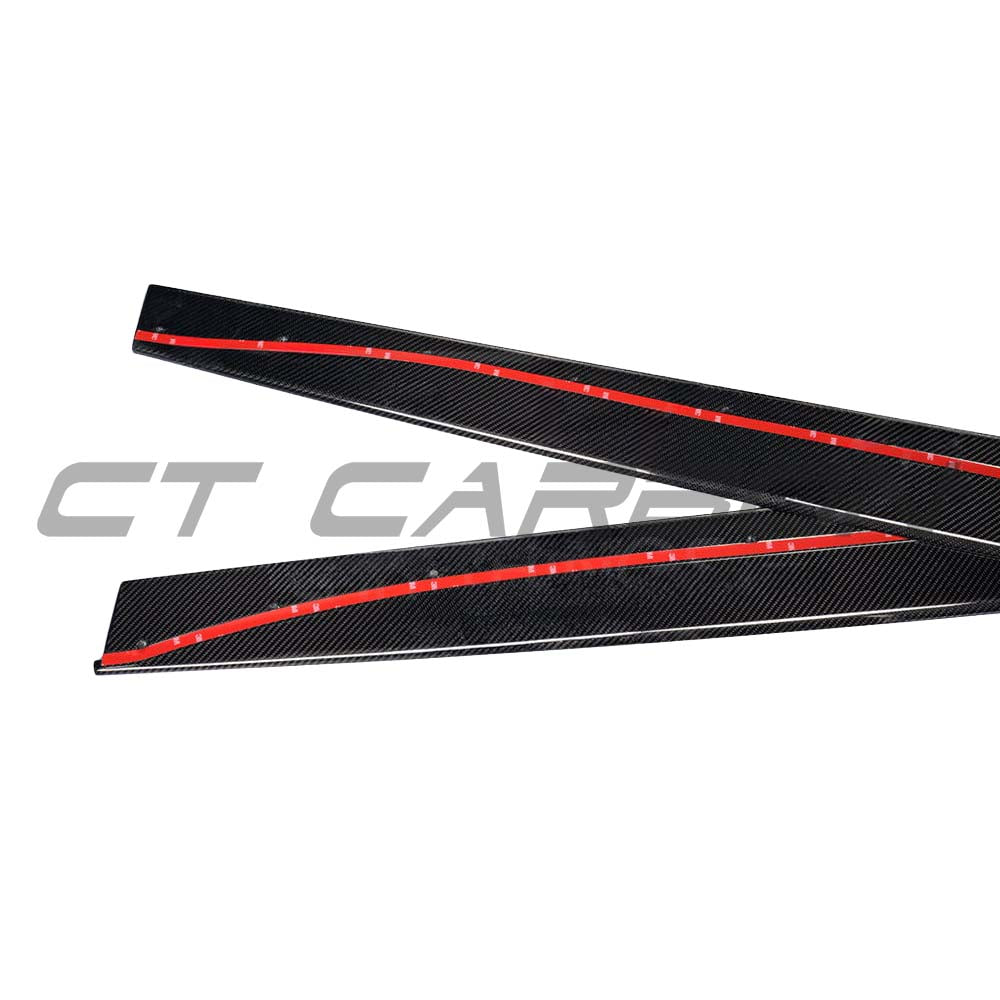 BMW M3/M4 F80/F82/F83 2014-2020 CARBON FIBRE SIDE SKIRTS - V1