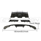 BMW M3/M4 (F80 F82 F83) CARBON FIBRE DIFFUSER - PS STYLE