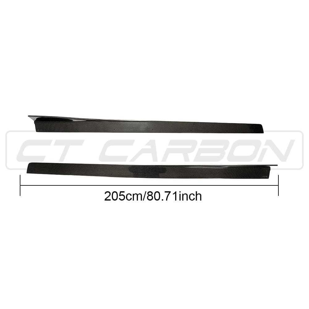 BMW M3/M4 (F80 F82 F83) CARBON FIBRE SIDE SKIRTS - 3D STYLE