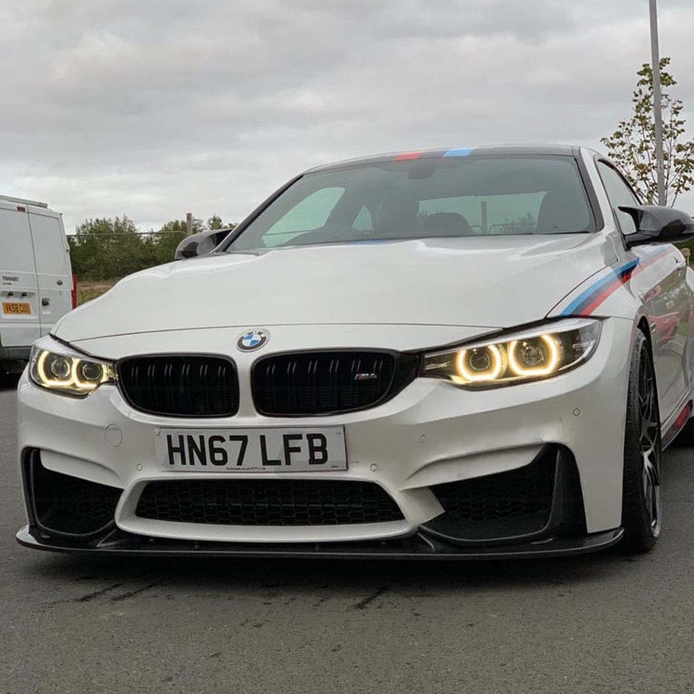 BMW M3/M4 (F80 F82 F83) 2014-2020 CARBON FIBRE SPLITTER - V3