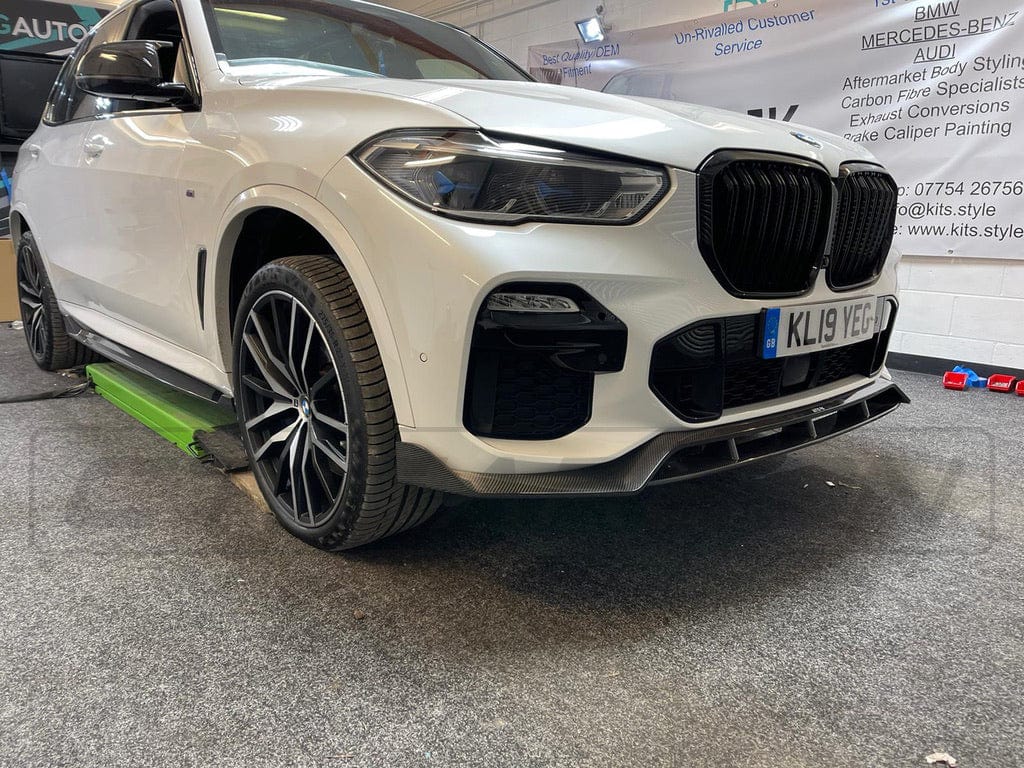 BMW X5 G05 PRE LCI CARBON FIBRE SPLITTER - CT DESIGN