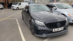 MERCEDES C43 & C CLASS W205 FACELIFT CARBON FIBRE SPLITTER - CT STYLE