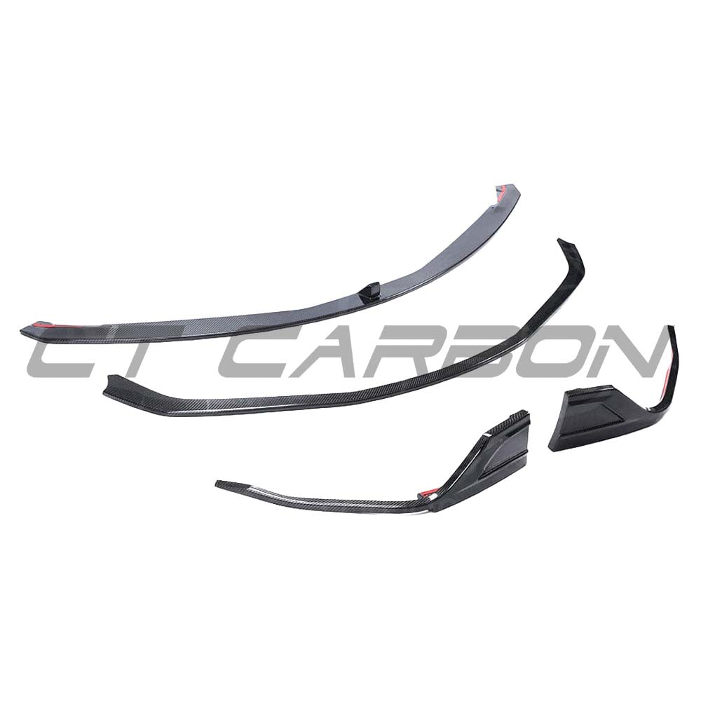 TOYOTA SUPRA 2019+ A90 CARBON FIBRE SPLITTER - V2