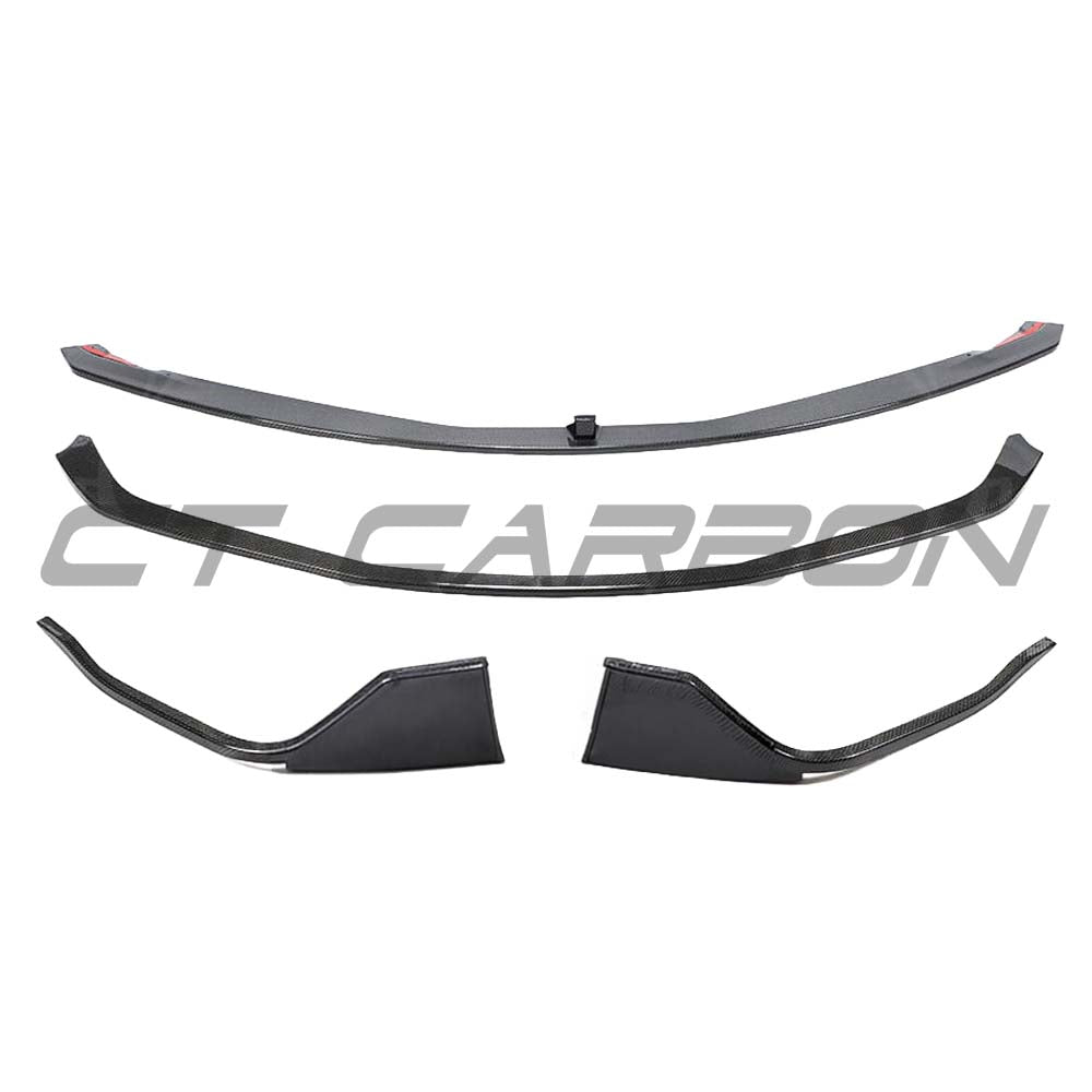 TOYOTA SUPRA 2019+ A90 CARBON FIBRE SPLITTER - V2