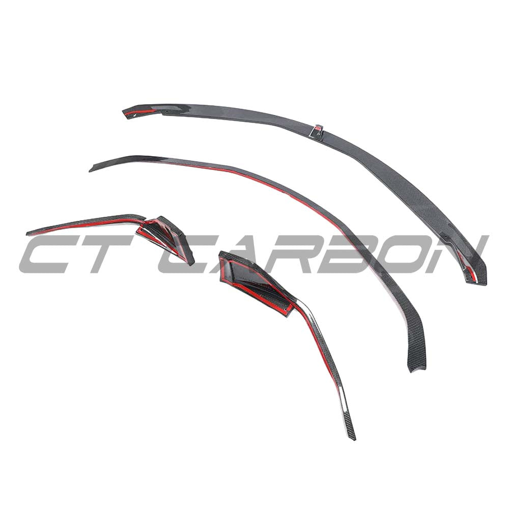 TOYOTA SUPRA 2019+ A90 CARBON FIBRE SPLITTER - V2