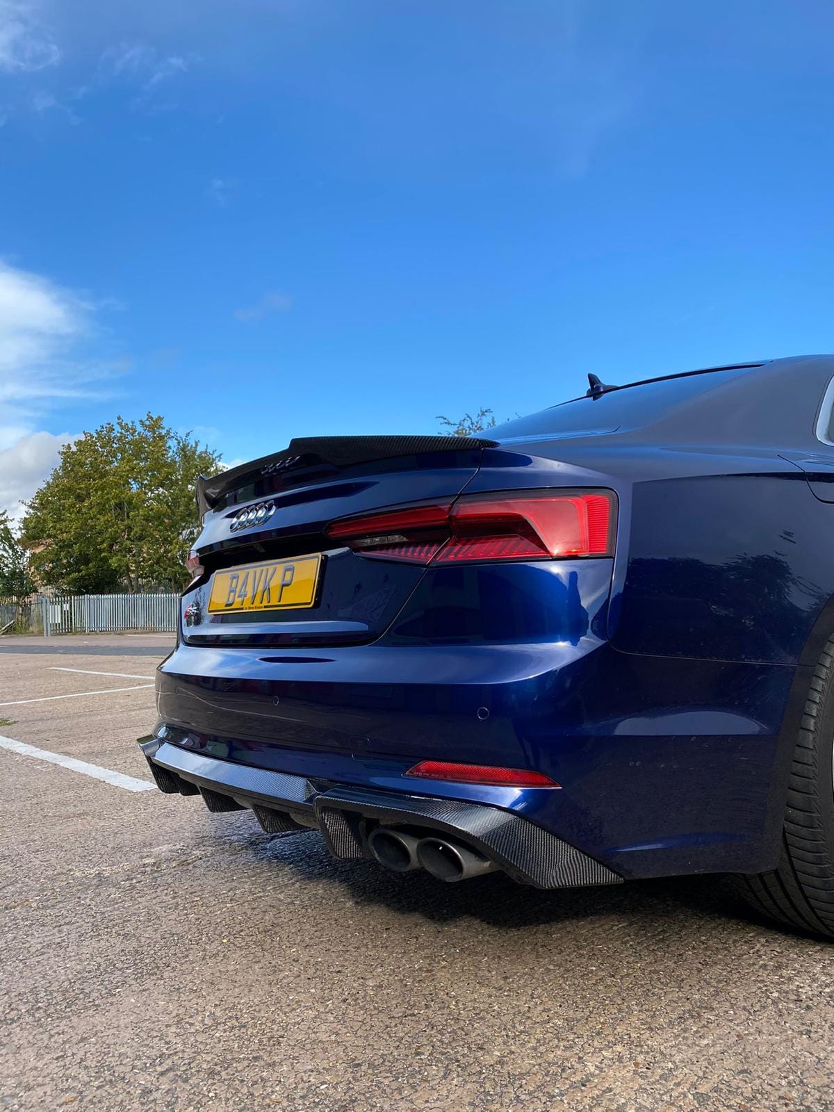 AUDI A5/S5 B9 COUPE CARBON FIBRE SPOILER - V STYLE