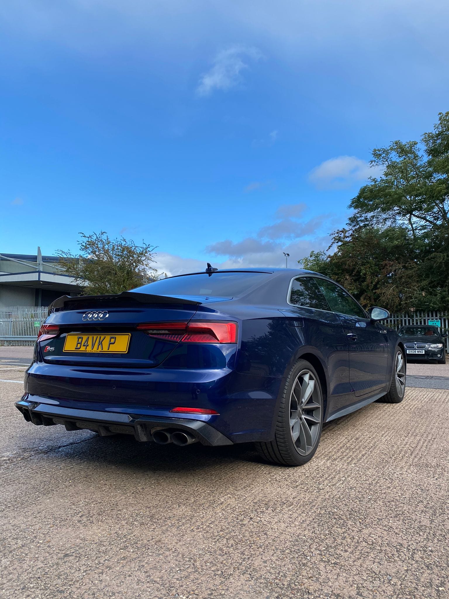 AUDI A5/S5 B9 COUPE CARBON FIBRE SPOILER - V STYLE