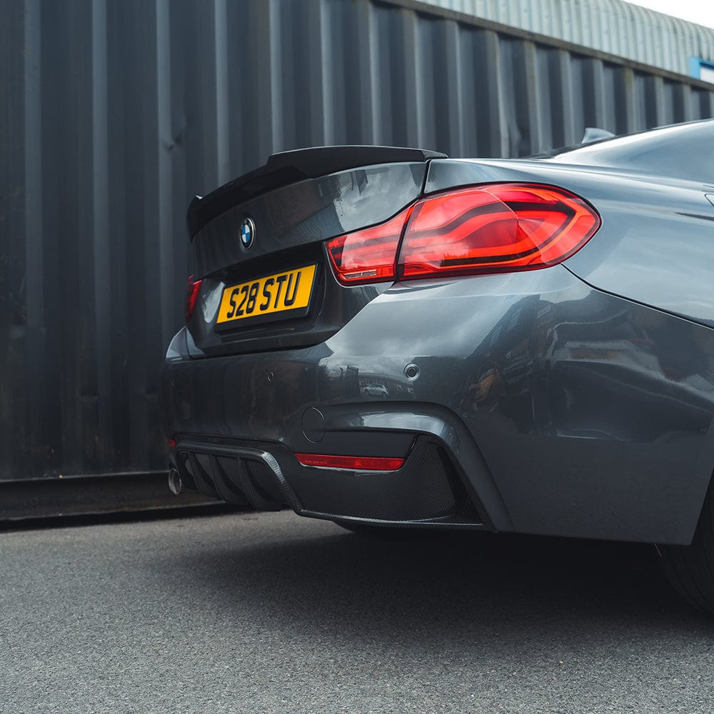BMW F32 4 SERIES CARBON FIBRE SPOILER - V STYLE