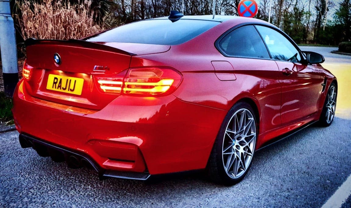 BMW M4 F82 CARBON FIBRE SPOILER - MP STYLE