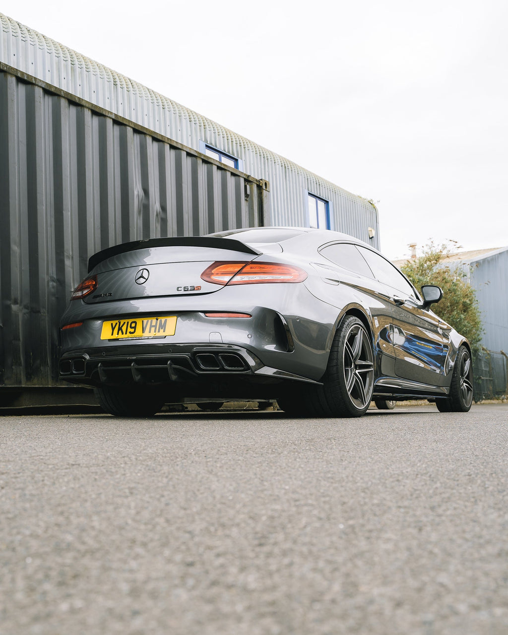 MERCEDES C63/C63S/C CLASS W205 COUPE CARBON SPOILER V2
