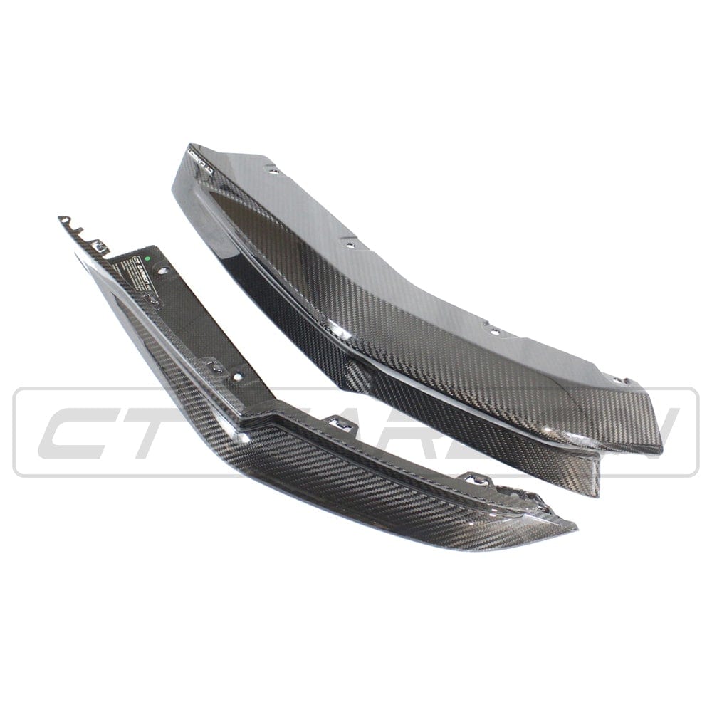 BMW M4 G82/G83 CARBON FIBRE REAR BUMPER CORNERS - OEM STYLE