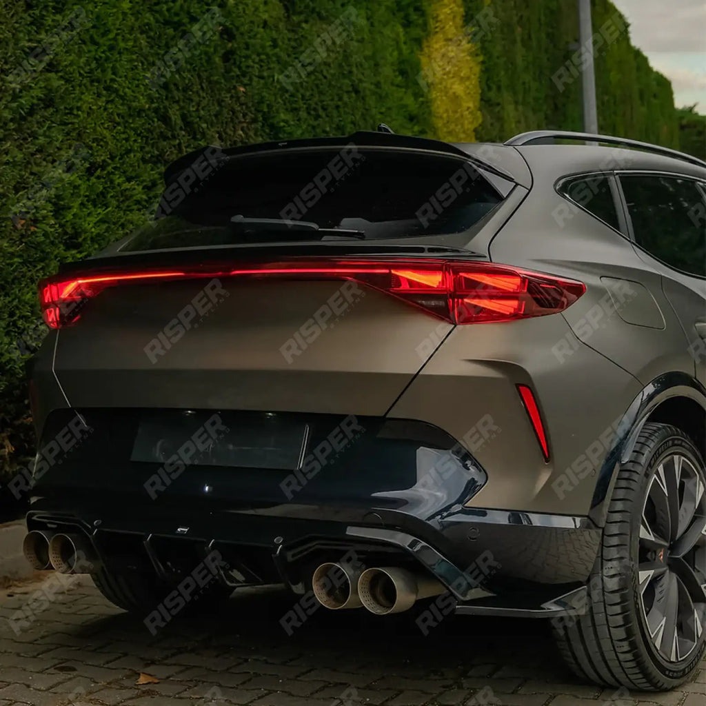 Cupra Formentor MK1 Facelift 2024 On Rear Diffuser In Gloss Black