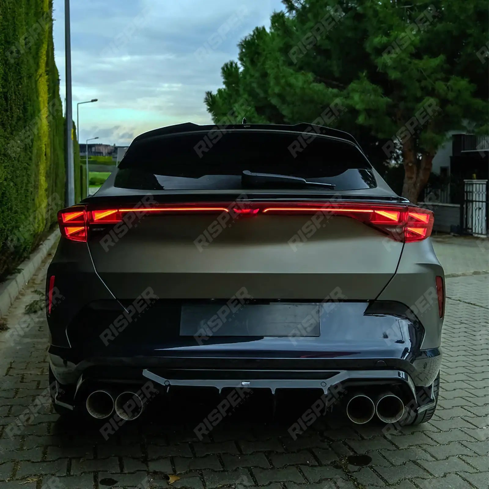 Cupra Formentor MK1 Facelift 2024 On Rear Diffuser In Gloss Black