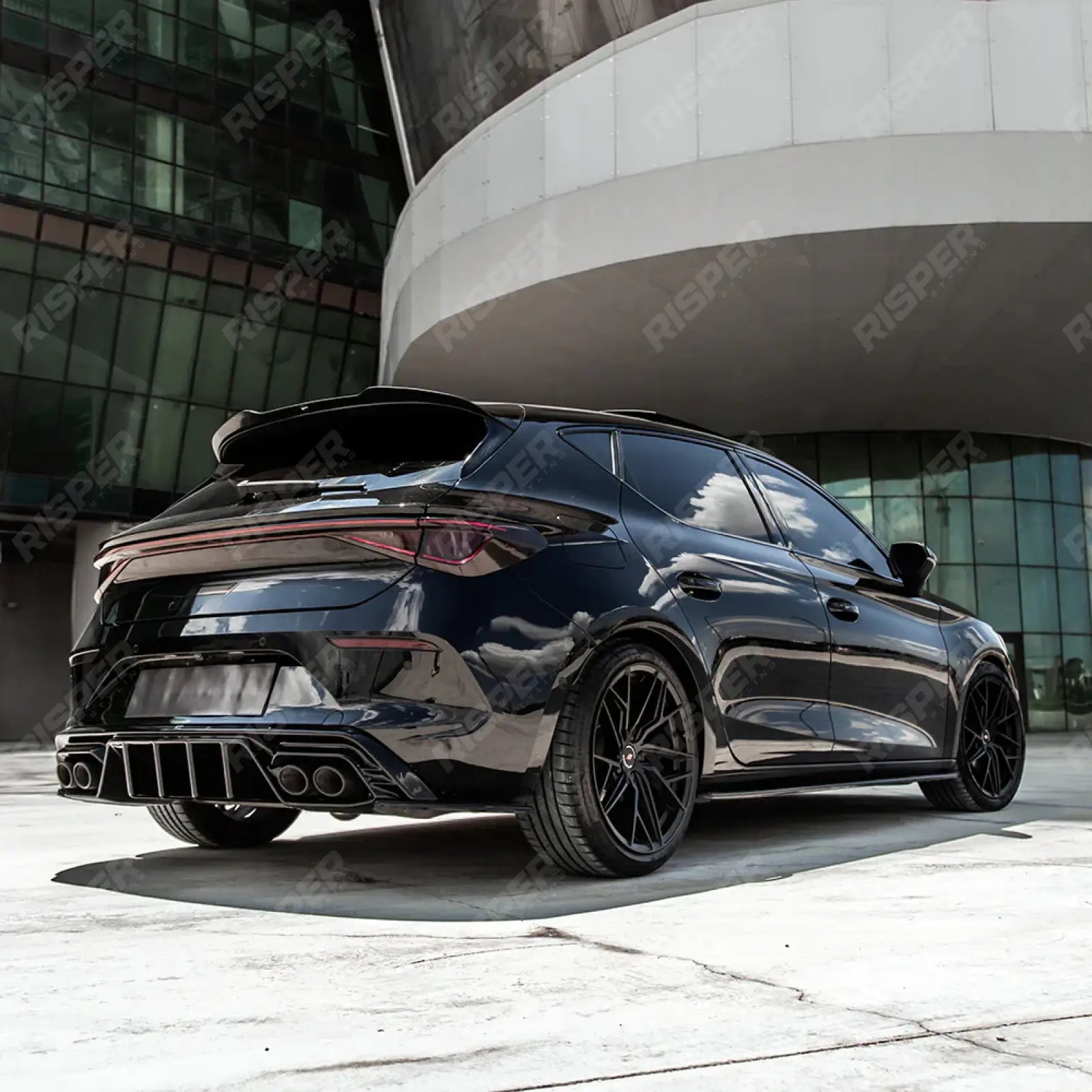 Cupra Leon Facelift 2024 On Aero Body Kit In Gloss Black