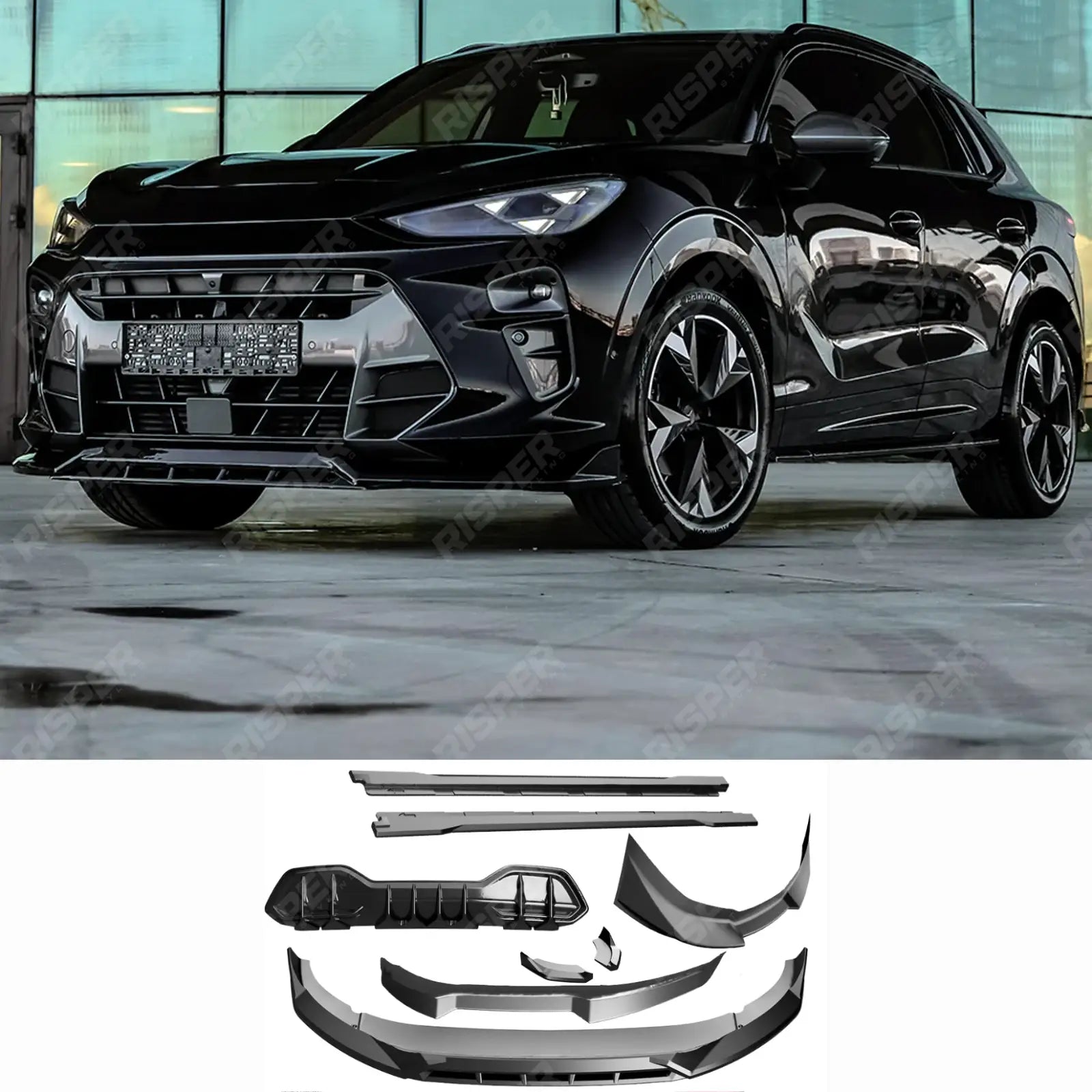 Cupra Terramar MK1 2025 On Complete Body Kit In Gloss Black