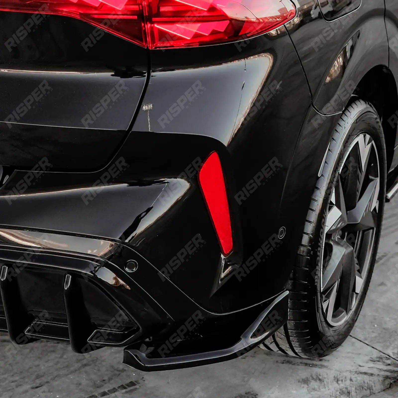 Cupra Terramar MK1 2025 On Rear Diffuser & Rear Side Splitters In Gloss Black