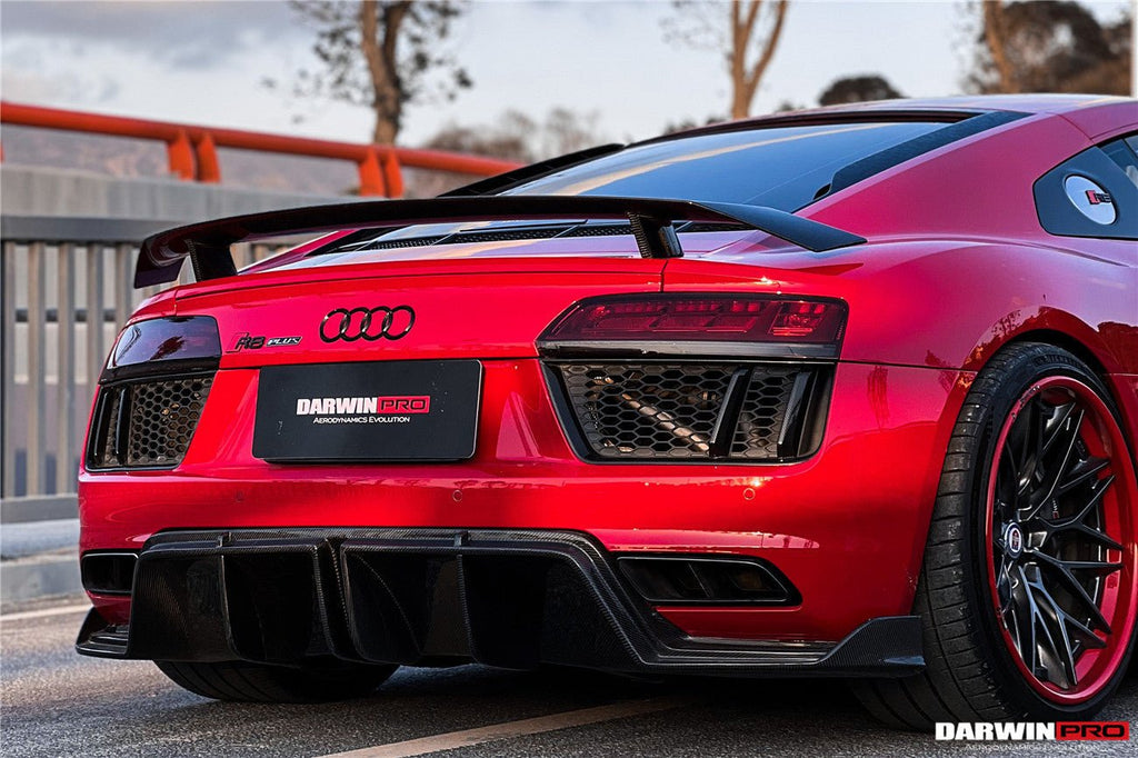 DARWINPRO - AUDI R8 COUPE 2016-23 CARBON FIBRE GT STYLE WING SPOILER