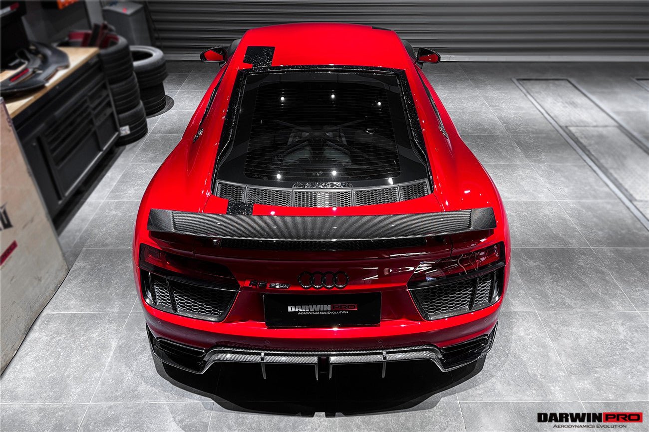 DARWINPRO - AUDI R8 COUPE 2016-23 CARBON FIBRE GT STYLE WING SPOILER
