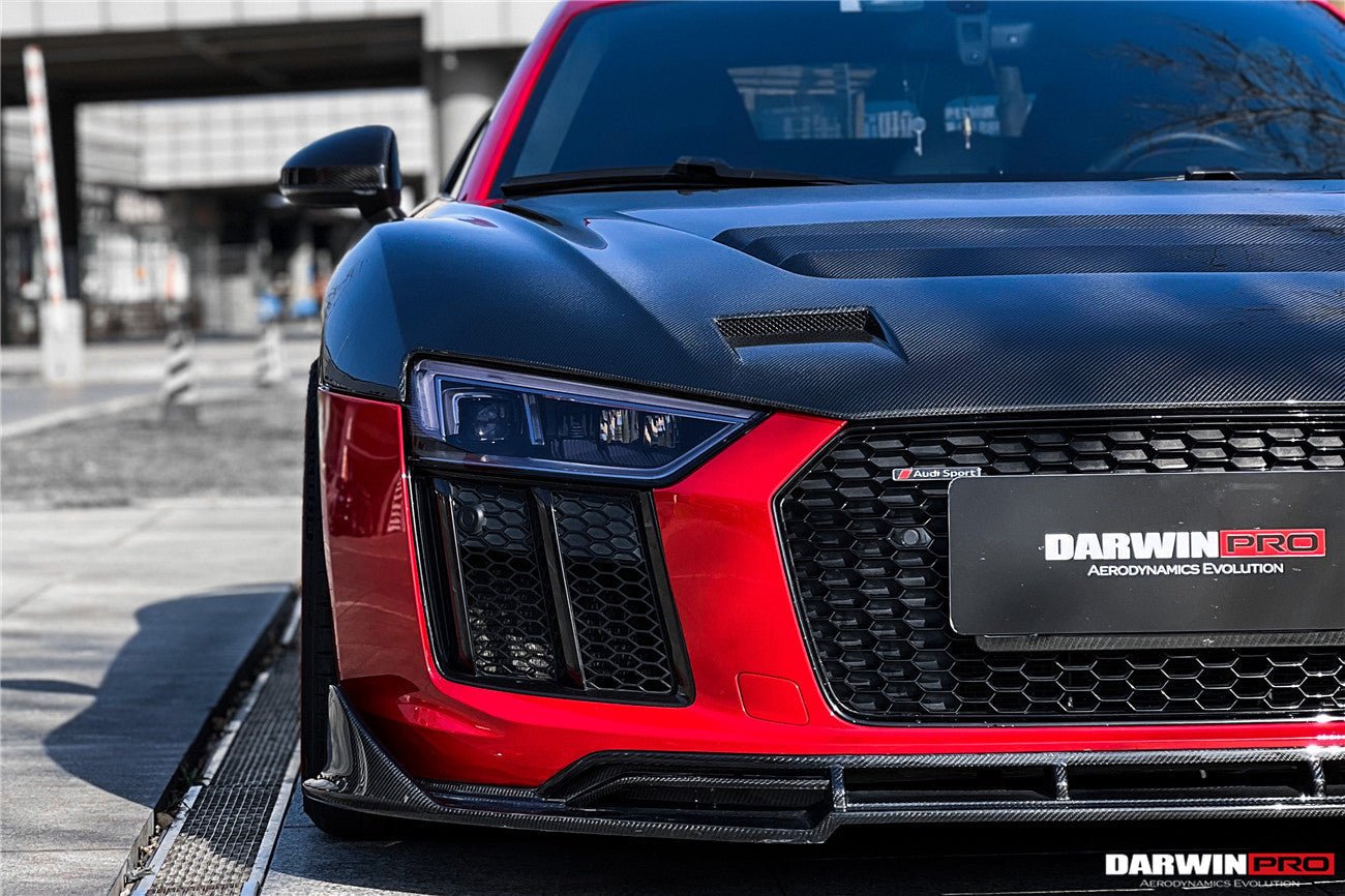 DARWINPRO - AUDI R8 COUPE / SPYDER 2016-18 IMP PERFORMANCE CARBON FIBRE FRONT LIP
