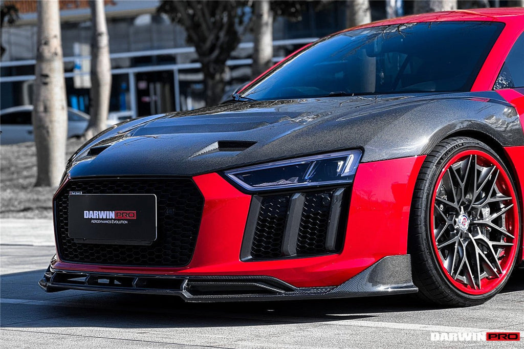 DARWINPRO - AUDI R8 COUPE / SPYDER 2016-18 IMP PERFORMANCE CARBON FIBRE FRONT LIP