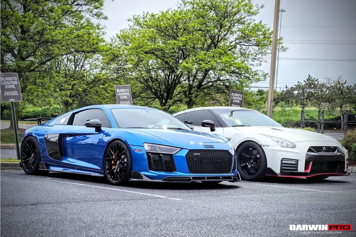 DARWINPRO - AUDI R8 COUPE / SPYDER 2016-18 IMP PERFORMANCE CARBON FIBRE FRONT LIP