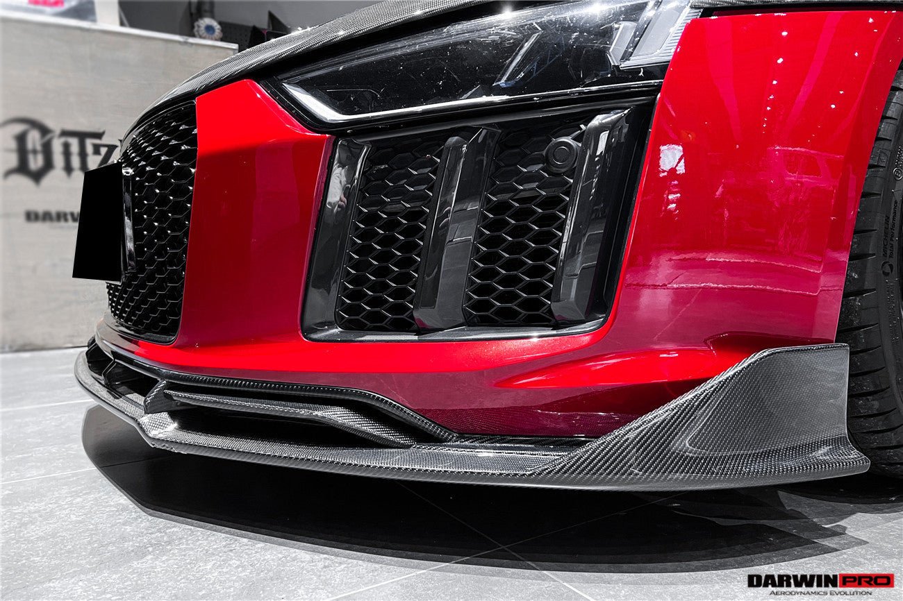 DARWINPRO - AUDI R8 COUPE / SPYDER 2016-18 IMP PERFORMANCE CARBON FIBRE FRONT LIP