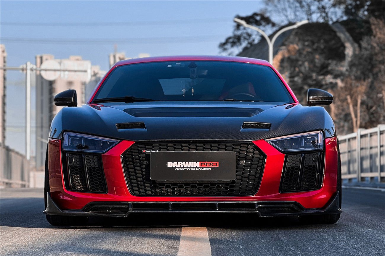 DARWINPRO - AUDI R8 COUPE / SPYDER 2016-18 IMP PERFORMANCE CARBON FIBRE FRONT LIP