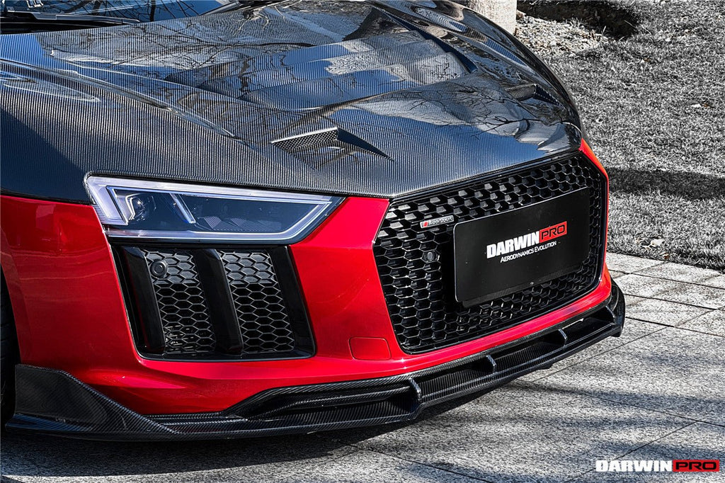 DARWINPRO - AUDI R8 COUPE / SPYDER 2016-18 IMP PERFORMANCE CARBON FIBRE FRONT LIP