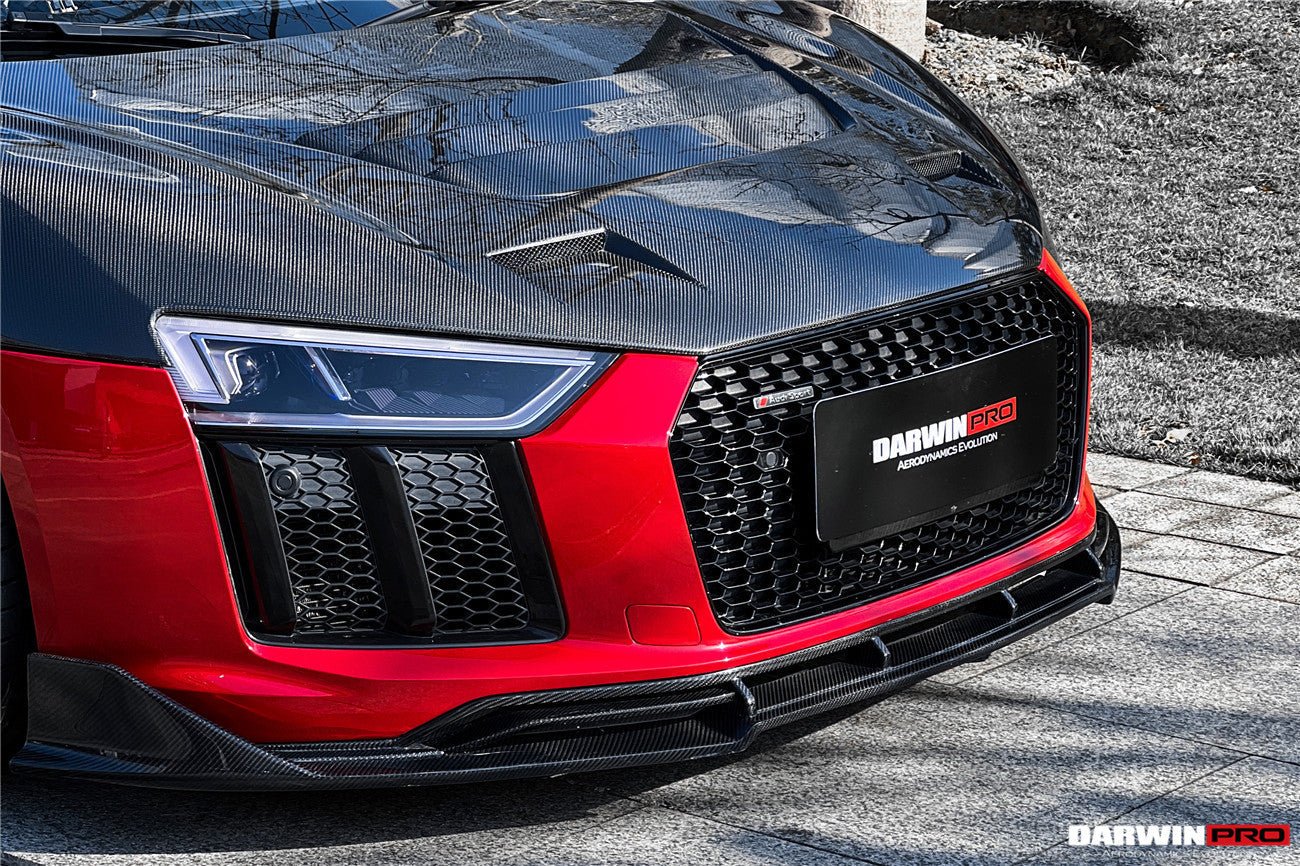 DARWINPRO - AUDI R8 COUPE / SPYDER 2016-18 IMP PERFORMANCE CARBON FIBRE FRONT LIP