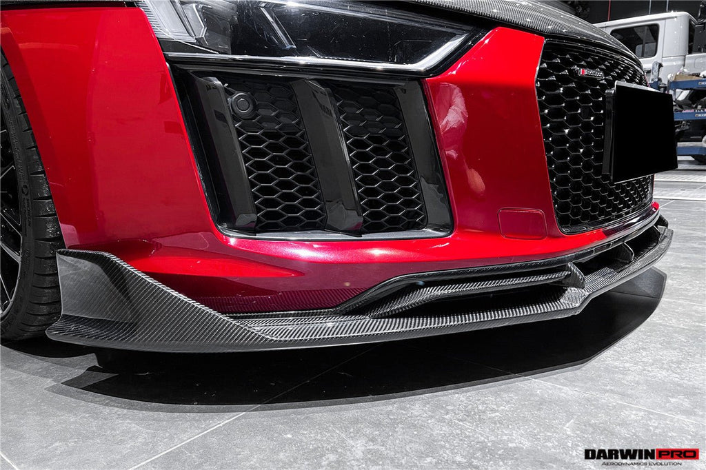 DARWINPRO - AUDI R8 COUPE / SPYDER 2016-18 IMP PERFORMANCE CARBON FIBRE FRONT LIP